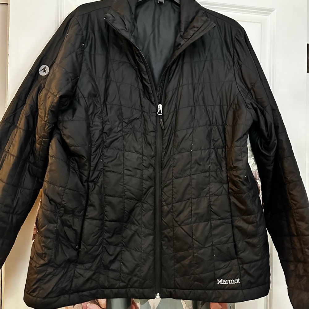 Marmot Jet Black Quilted down Jacket